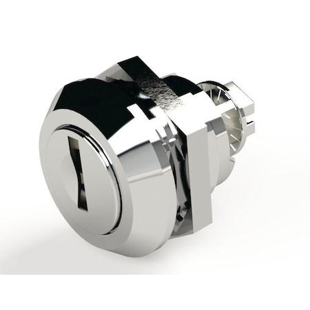 Saginaw Control & Engineering Keylocking Door Latch Chrome SCE-DLKLD